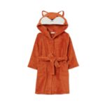 Price and Buy Kids’ Bathrobe Towel – Fox Design, Size 80 Cm, 4 to 6 Years