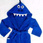 Price and Buy Kid’s Blue Hooded Dinosaur Bath Towel – Soft Terry Cloth Poncho