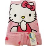 Price and Buy Kids’ Poncho Bathrobe Towel – Hello Kitty Design, 3-6 Years - Image 6