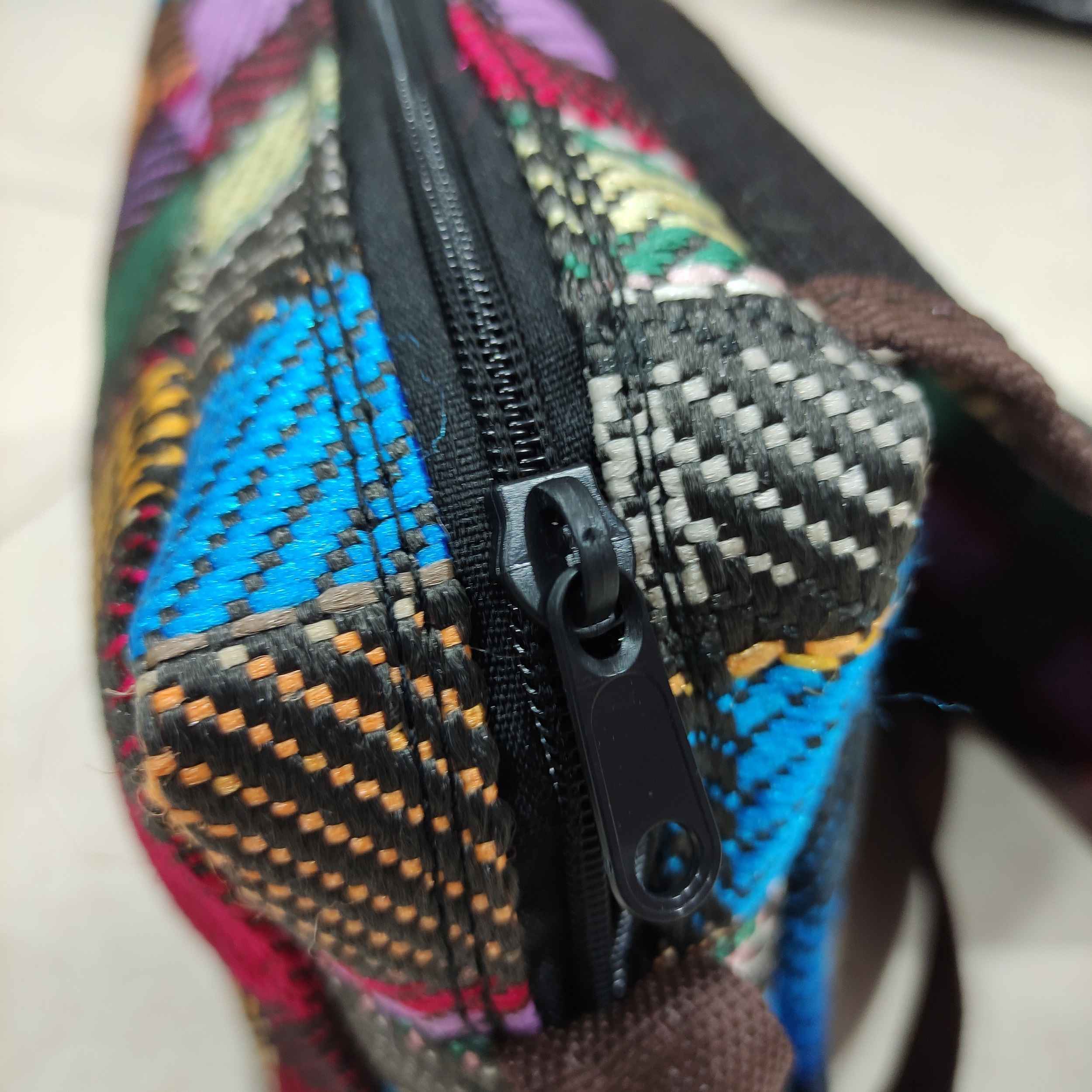 Price and Buy Kilim Crossbody Bag with Authentic Ethnic Checkered Design - Image 3