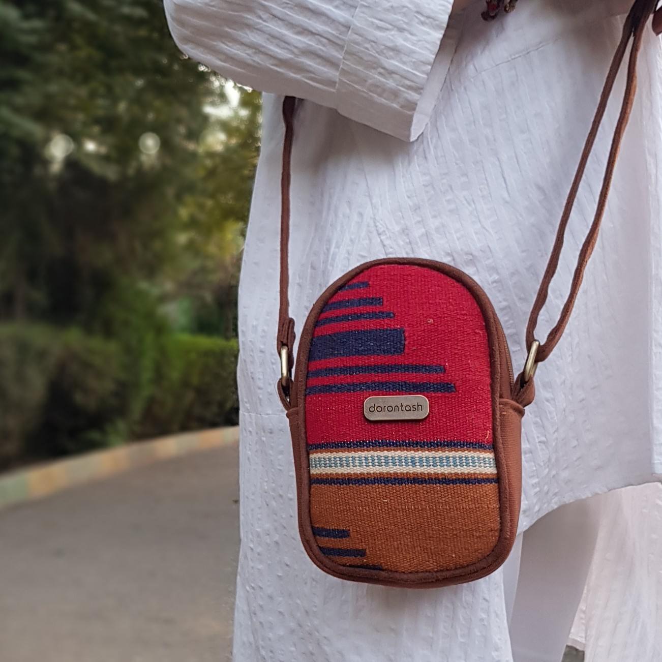 Price and Buy Kilim Crossbody Shoulder Bag with Authentic Ethnic Design - Image 3
