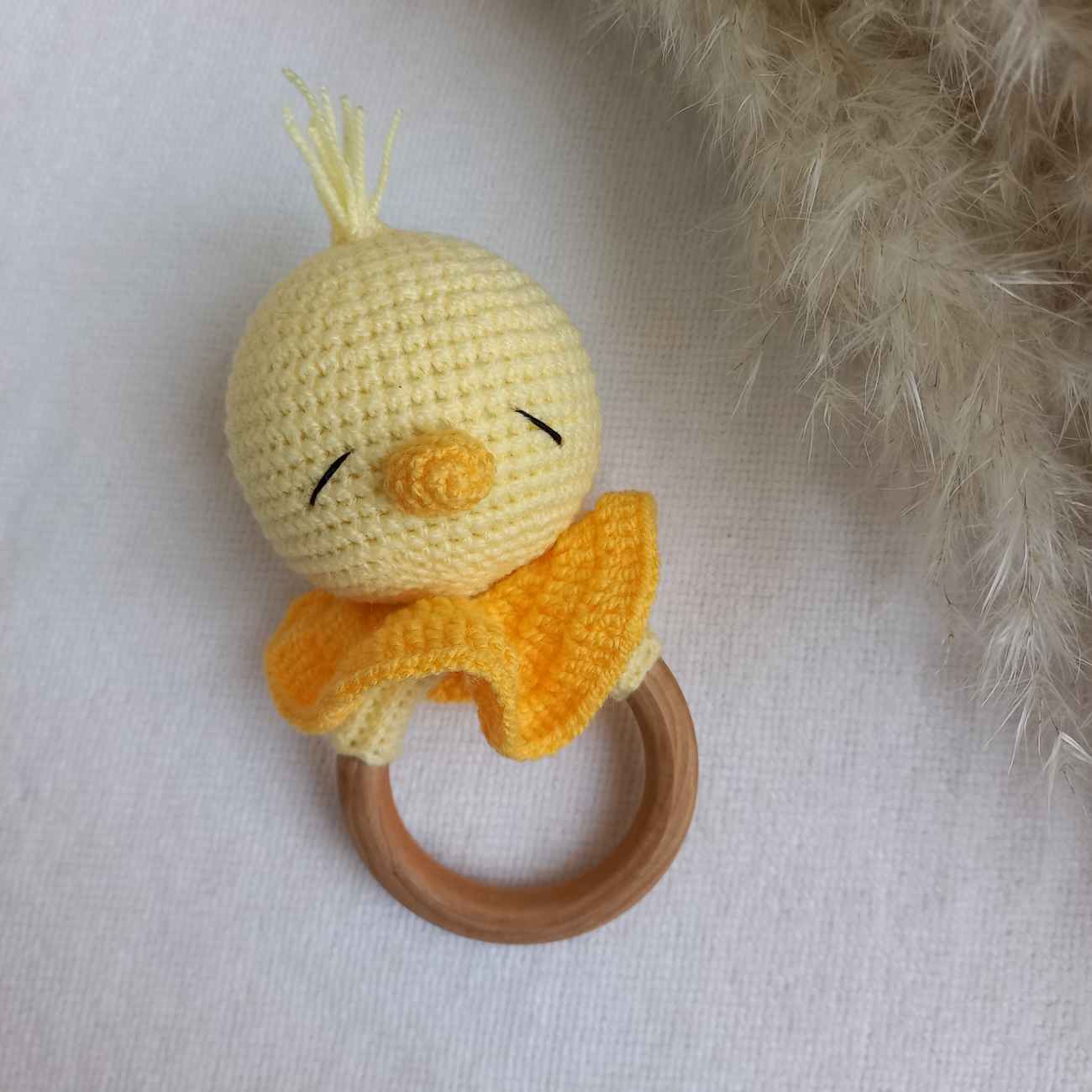 Price and Buy Knitted Baby Rattle – Lightweight, Perfect for Tiny Hands to Grasp & Shake_6903aa900c2af.jpeg Price and Buy Knitted Baby Rattle – Lightweight, Perfect for Tiny Hands to Grasp & Shake - Image 1