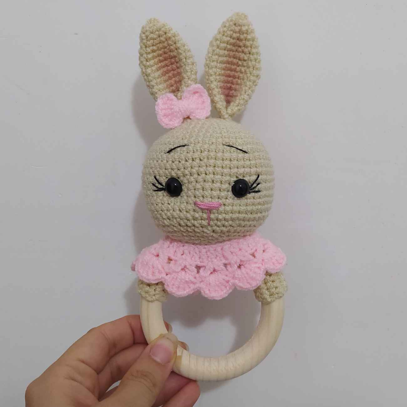 Price and Buy Knitted Bunny Baby Rattle – Safe, Soft & Handcraft, Suitable for Baby Shower Gift_6903aa5511181.jpeg Price and Buy Knitted Bunny Baby Rattle – Safe, Soft & Handcraft, Suitable for Baby Shower Gift - Image 1