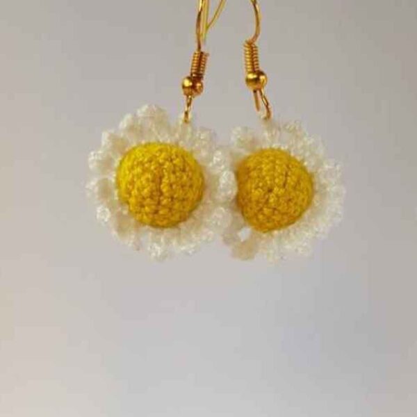 Price and Buy Knitted Earrings Drop Handcrafted for Women Flower_68fe059d58f6c.jpeg Price and Buy Knitted Earrings Drop Handcrafted for Women Flower