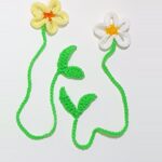 Price and Buy Knitted Flower Bookmark – Handmade Look & Soft Design (Set of 2) - Image 3
