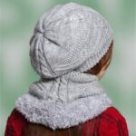 Price and Buy Knitted Hat and Ring Scarf Set with Faux Fur Lining