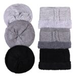 Price and Buy Knitted Hat and Ring Scarf Set with Faux Fur Lining - Image 3