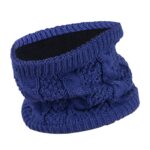 Price and Buy Knitted Ring Neck Style Scarf With Fleece Lining And Spiral Pattern
