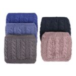 Price and Buy Knitted Ring Neck Style Scarf With Fleece Lining And Spiral Pattern - Image 4