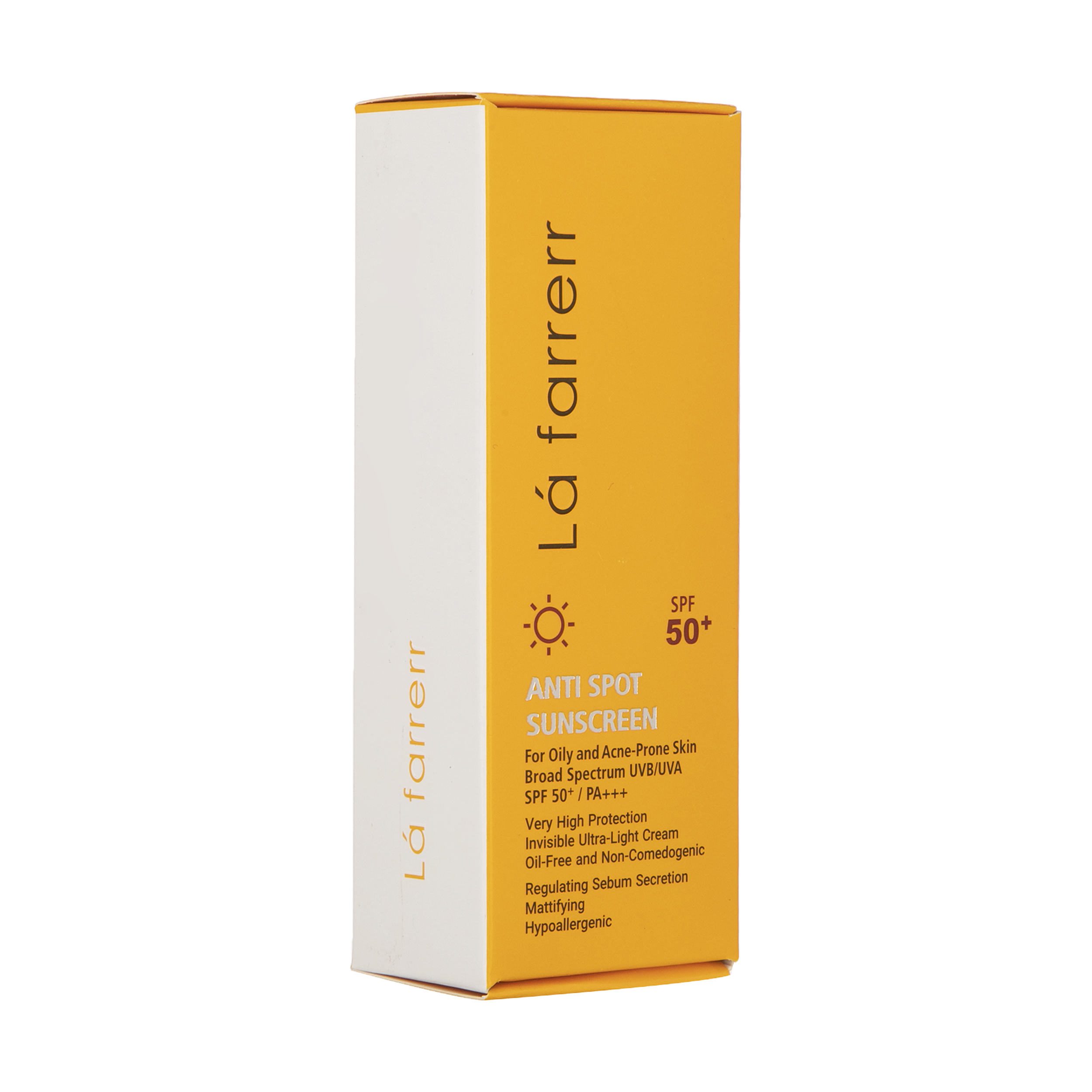 Price and Buy La Farrerr Anti Spot Sunscreen Colorless SPF50 for Oily Skin 40 ml - Image 3
