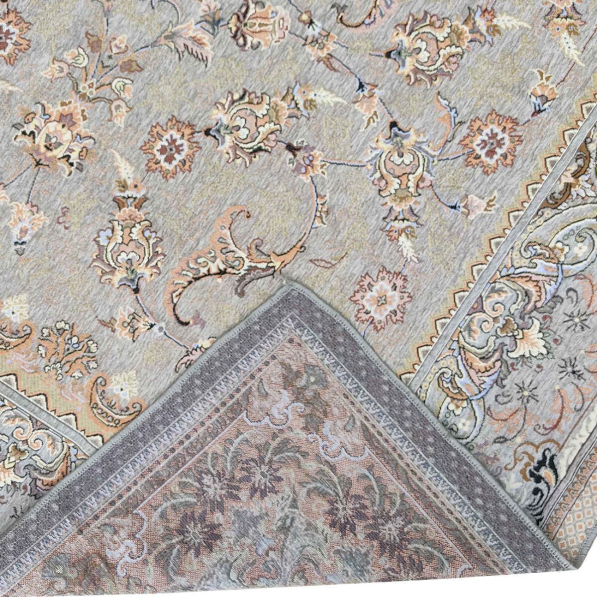 Price and Buy Large Boho Persian Style Indoor Floor Mat Floral Design - Image 6