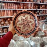 Price and Buy Large Copper Serving Tray in Star Design with Silver Inlay and Nano Finish - Image 3