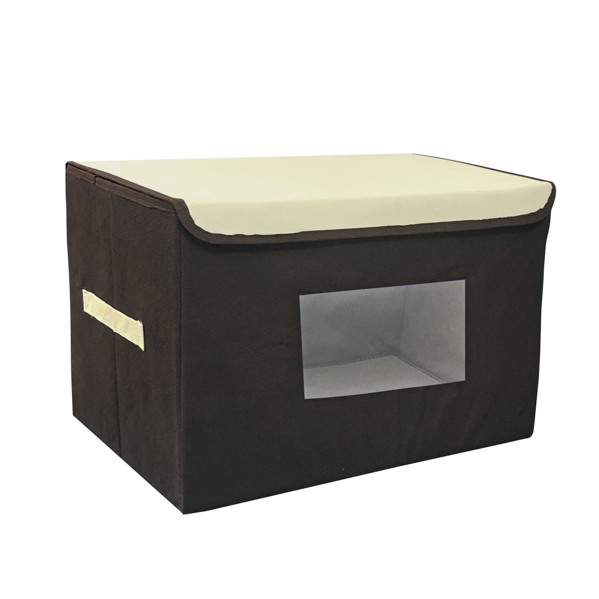 Price and Buy Large Size Soft Clothes Organizer – Fabric Storage Box with Lid and Cardboard Walls, Ideal for Wardrobes & Closets_6903ea68ca03c.jpeg Price and Buy Large Size Soft Clothes Organizer – Fabric Storage Box with Lid and Cardboard Walls, Ideal for Wardrobes & Closets - Image 8