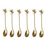 Price and Buy Leaf Design Tea Spoon Set – Elegant 6-Piece Collection for Stylish Dining
