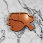 Price and Buy Leaf-Shaped MDF Wooden Tray with Three Sections (Set of 2) - Image 7