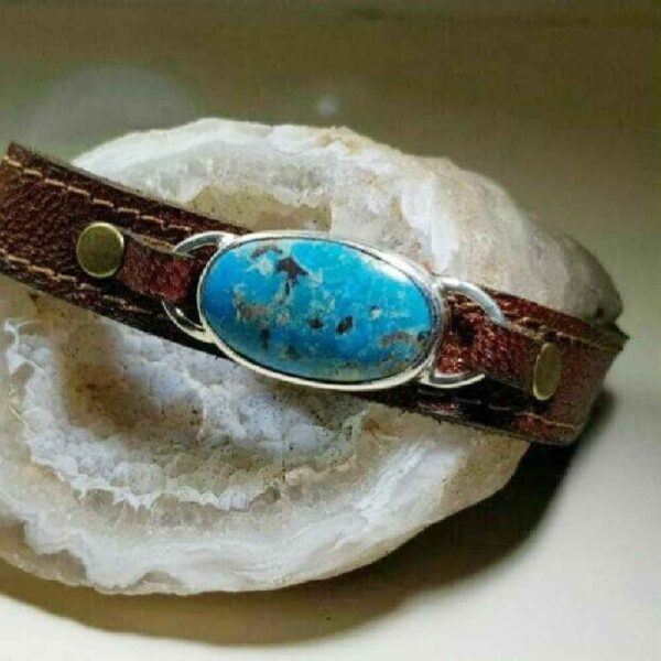 Price and Buy Leather Bracelet for Men with Turquoise Gemstone_68fcfcd8137e9.jpeg Price and Buy Leather Bracelet for Men with Turquoise Gemstone