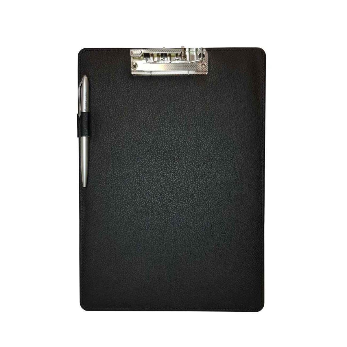 Price and Buy Leather Clipboard with Navy Blue Pen - Image 4