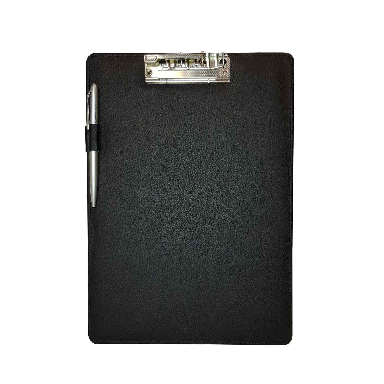 Price and Buy Leather Clipboard with Navy Blue Pen - Image 4