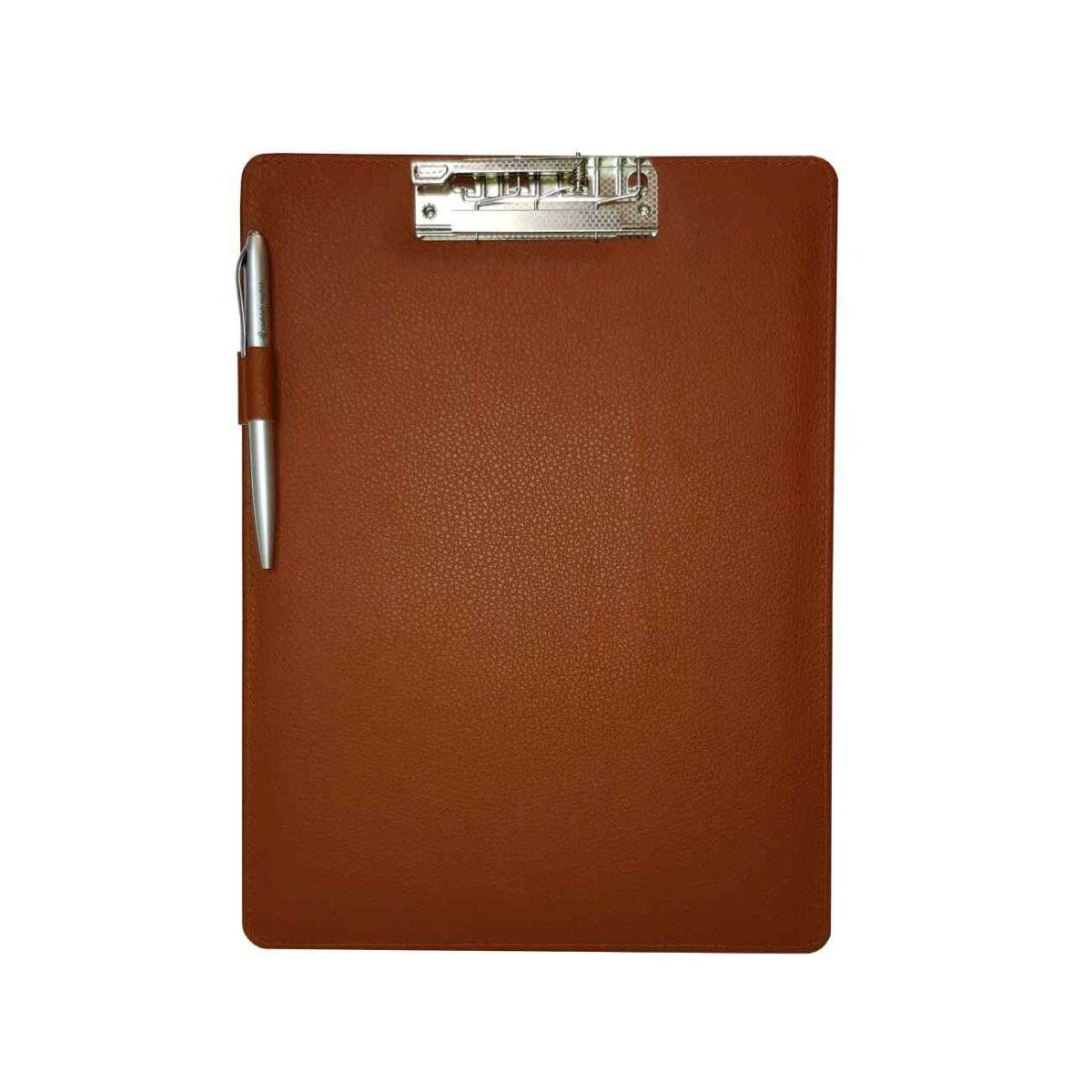 Price and Buy Leather Clipboard with Navy Blue Pen - Image 5
