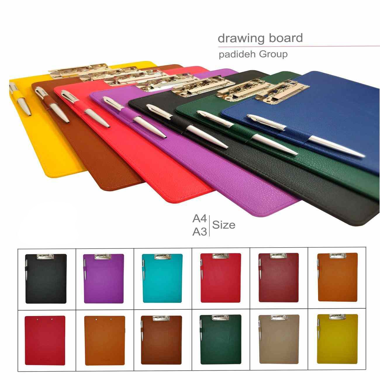 Price and Buy Leather Clipboard with Navy Blue Pen - Image 7