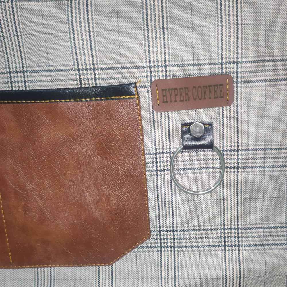 Price and Buy Leather & Fabric Barista Apron – Classic Design & Versatile - Image 5