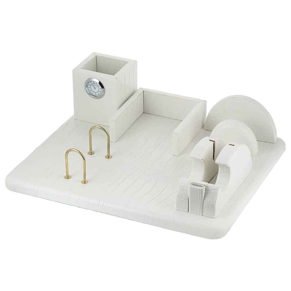 Price and Buy Leather Office Desk Organizer Set – Black - Image 4