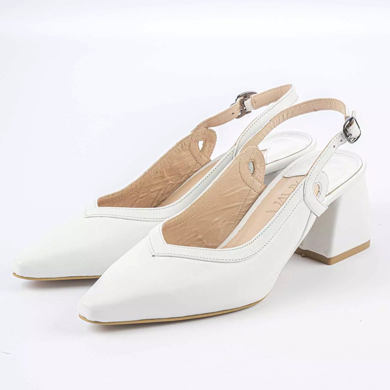 Price and Buy Leather Pump Heels Pointed Toe for Women Xava - Image 3