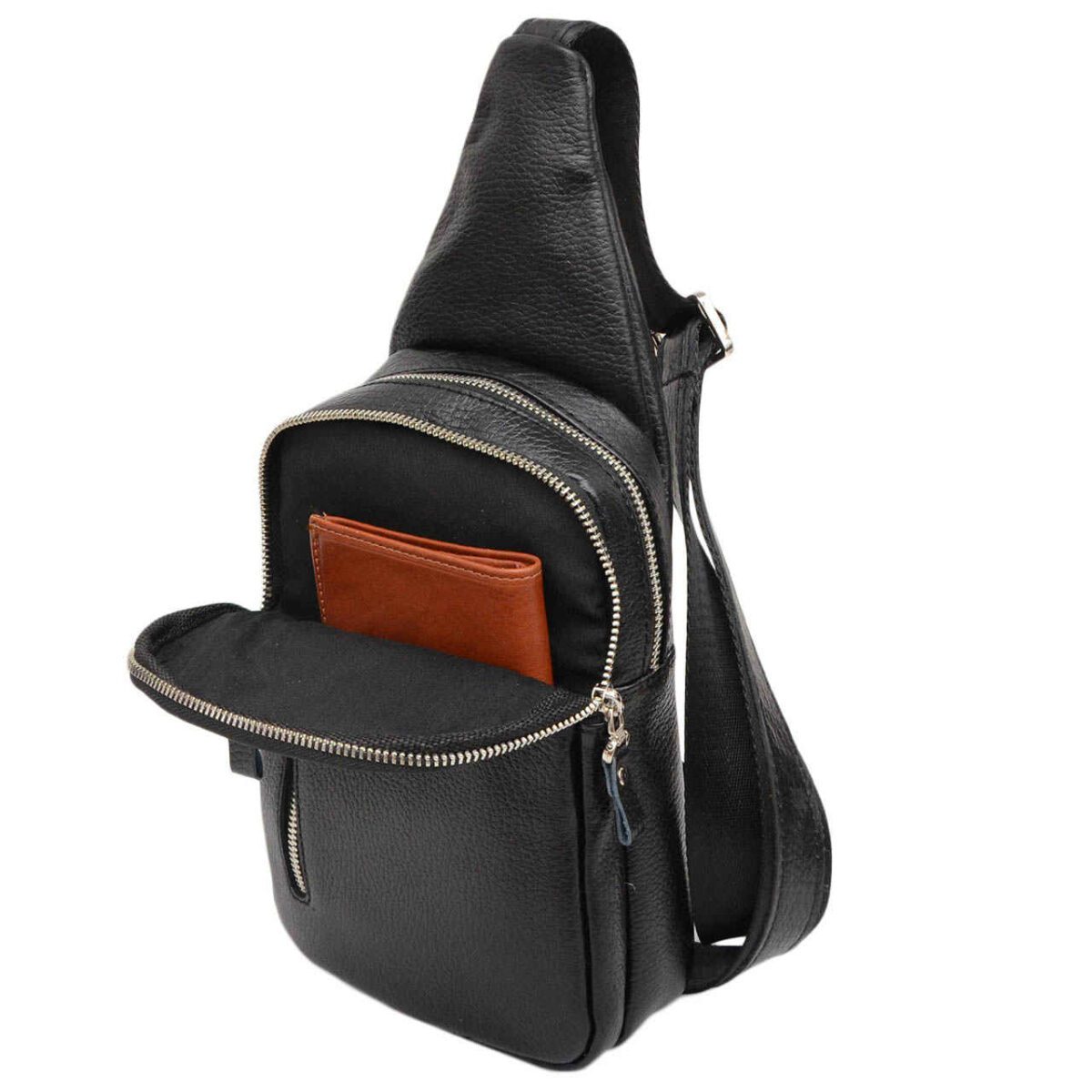 Price and Buy Leather Sling Shoulder Bag for Men & Women Model Crossbody - Image 3