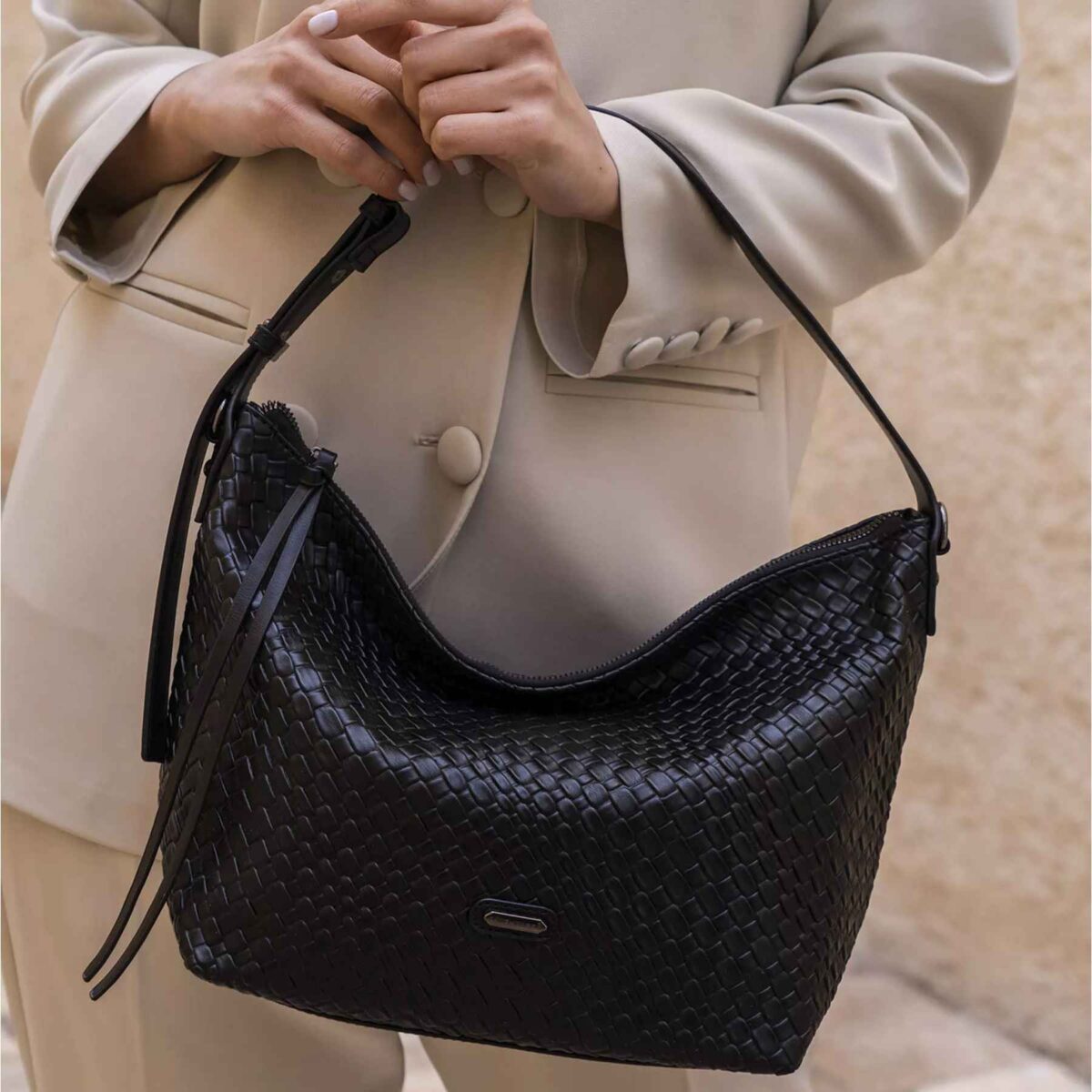 Price and Buy Leather Slouchy Bag – Hobo Style, Model Snake - Image 5