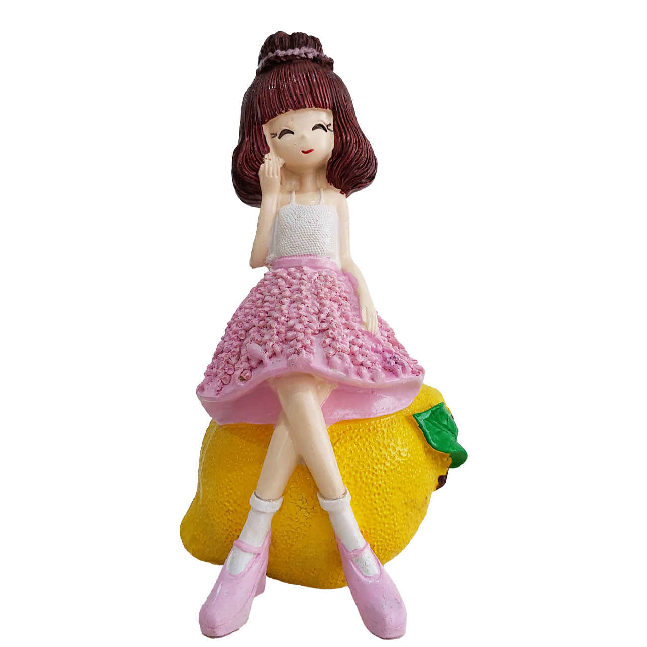 Price and Buy Leilpar Hand-Painted Figurine Doll – Girl with Lemon Design, Ideal for Decor & Gift_6902e67c58a32.jpeg Price and Buy Leilpar Hand-Painted Figurine Doll – Girl with Lemon Design, Ideal for Decor & Gift - Image 1