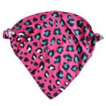 Price and Buy Leopard Print Mini Scarf – Pink, Blue & White – Design for Stylish Looks