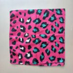 Price and Buy Leopard Print Mini Scarf – Pink, Blue & White – Design for Stylish Looks - Image 4