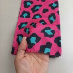 Price and Buy Leopard Print Mini Scarf – Pink, Blue & White – Design for Stylish Looks - Image 5