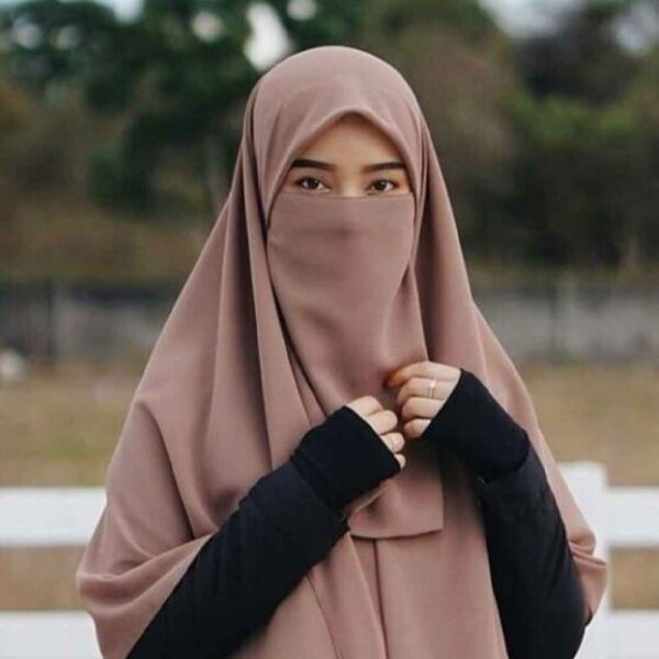 Price and Buy Light Brown Islamic Crepe Scarf & Half Niqab Set for Women_68fdc4c163f2e.jpeg Price and Buy Light Brown Islamic Crepe Scarf & Half Niqab Set for Women
