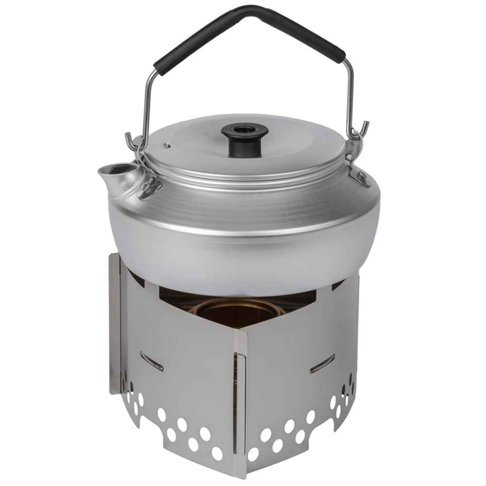 Price and Buy Lightweight 0.6-Liter Outdoor Camping Kettle – Portable and Perfect for Campfires - Image 4