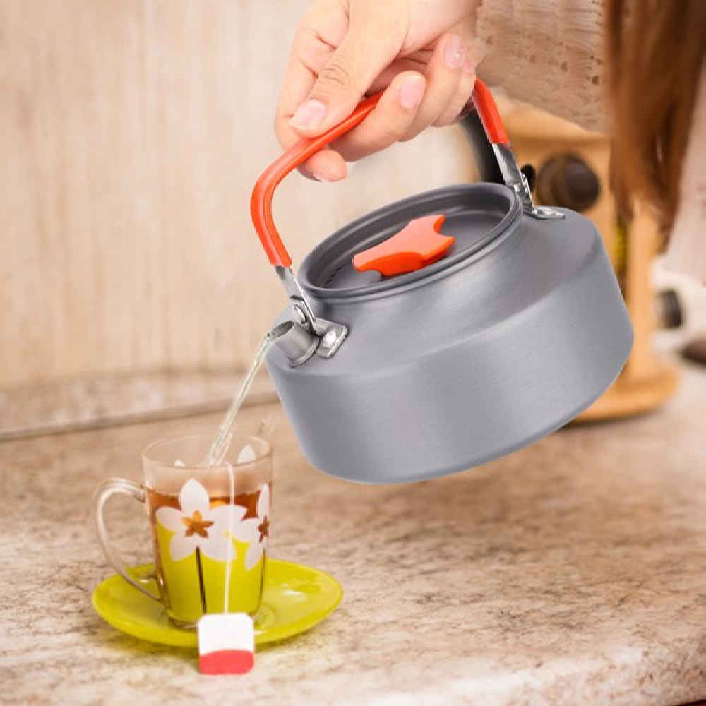 Price and Buy Lightweight 1.6-Liter Outdoor Camping Kettle – Versatile for Campfires - Image 5