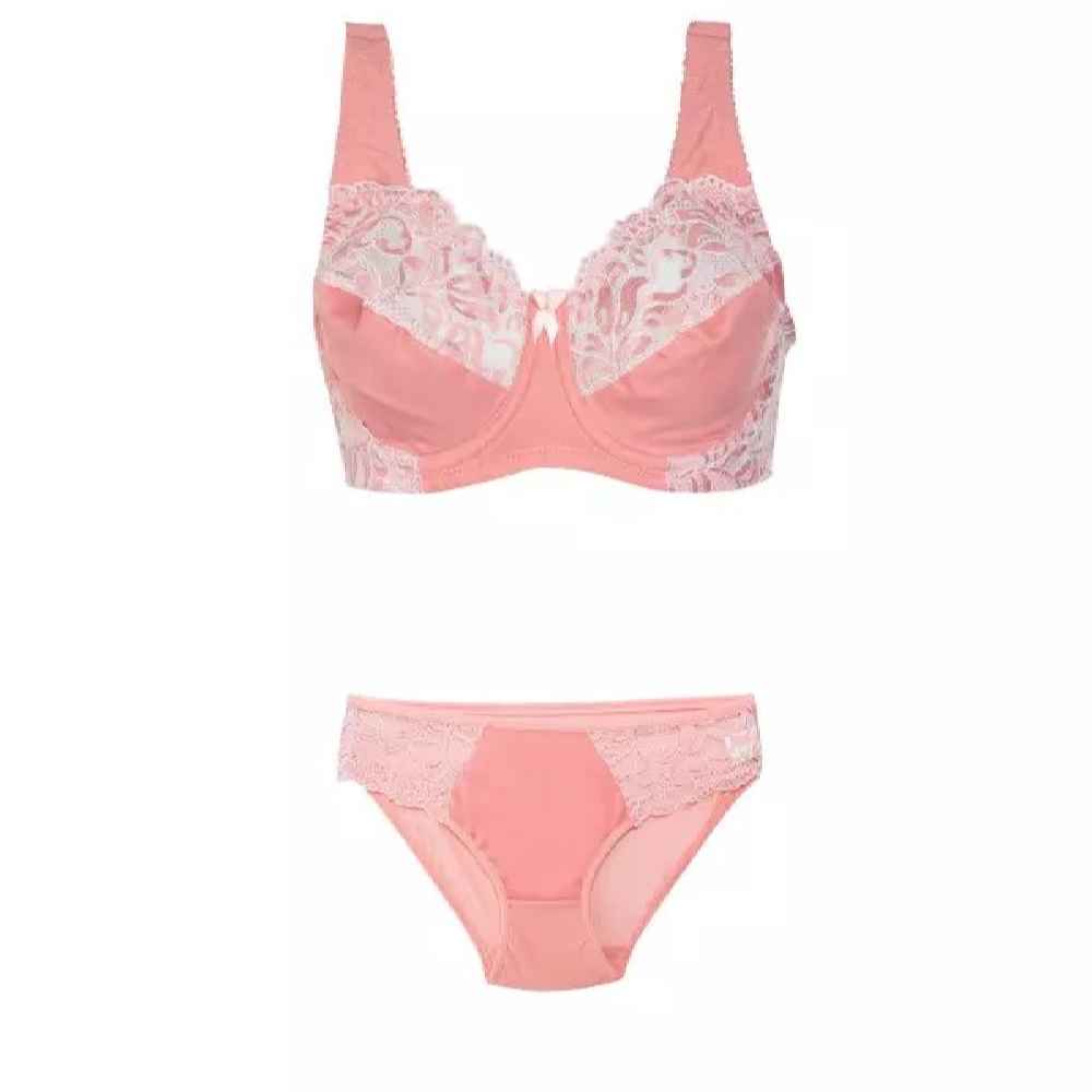 Price and Buy Lingerie Set Lace Bra & Thong With Adjustable Strap For Women - Image 3