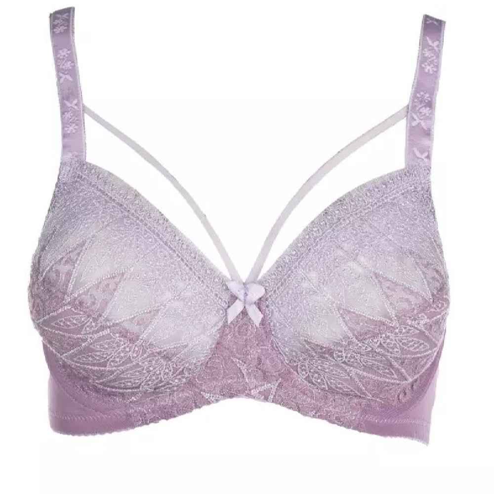 Price and Buy Lingerie Set Lace Bra & Thong With Dentelle Embroidery 2 pcs - Image 3