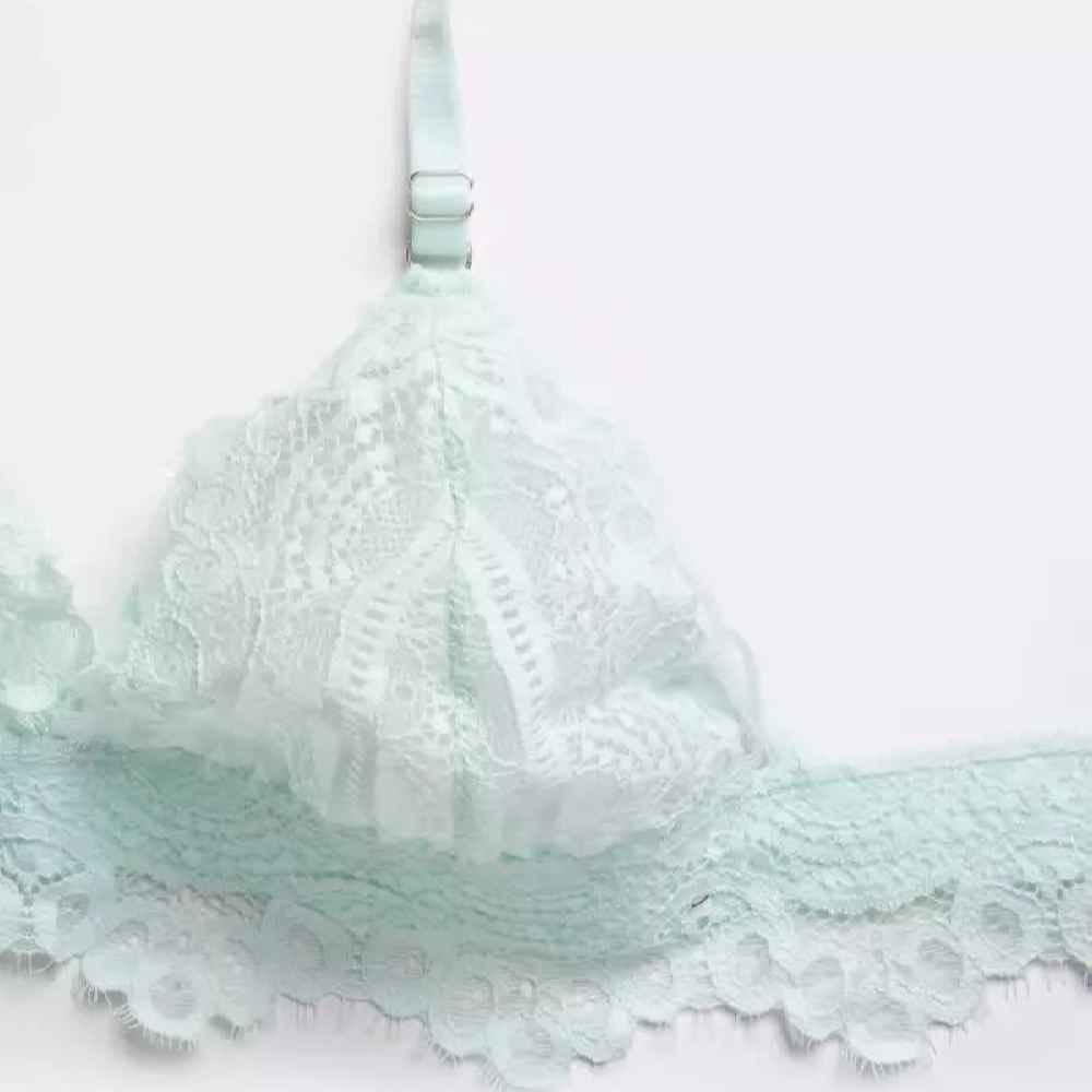 Price and Buy Lingerie Set Lace Bra & Thong With Dentelle Embroidery for Women - Image 3