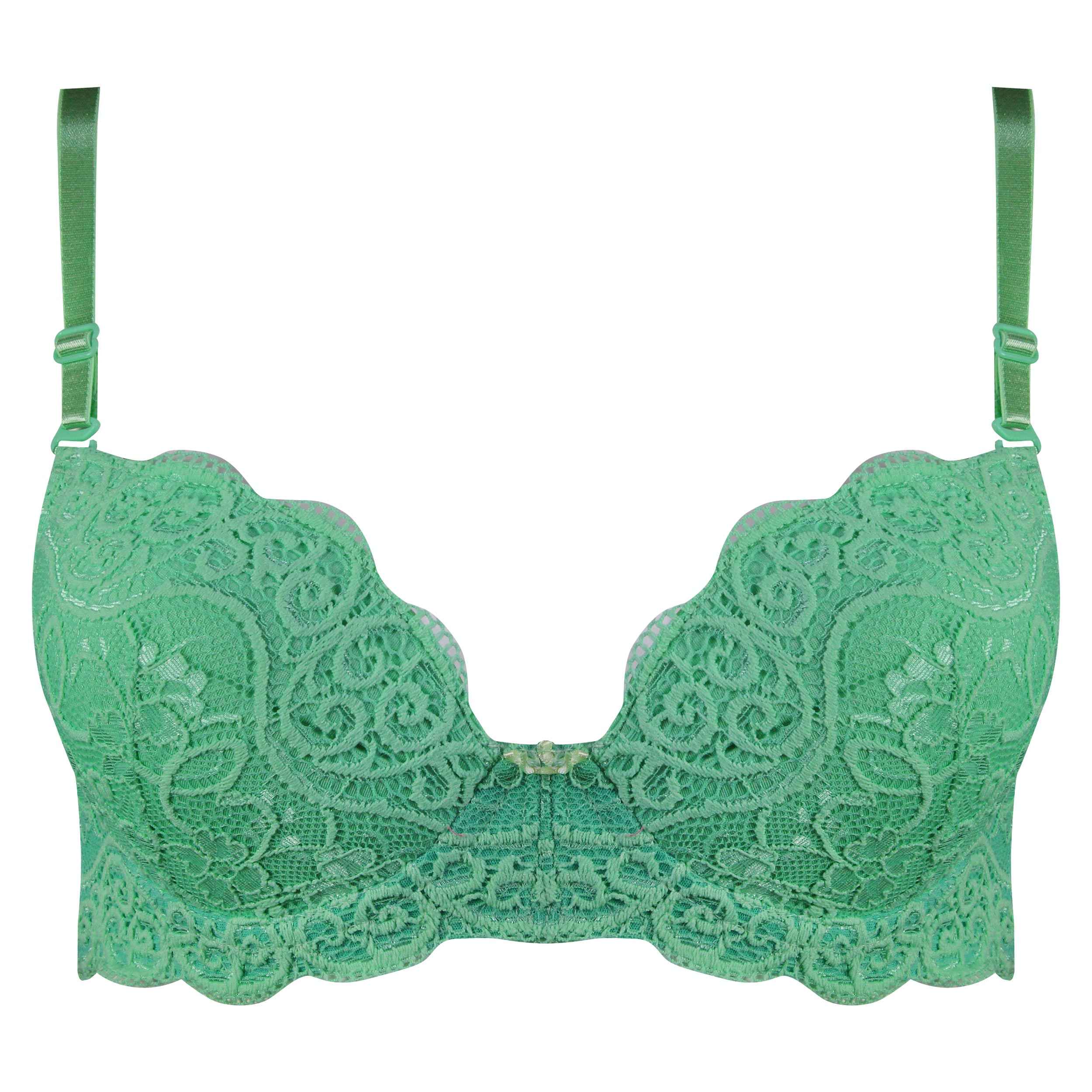 Price and Buy Lingerie Set Padded Bra & Thong Guipure for Women - Image 3
