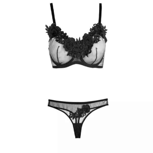 Price and Buy Lingerie Set Sexy Bra & Thong Guipure patchwork Floral-Designed_68fe599d38792.jpeg Price and Buy Lingerie Set Sexy Bra & Thong Guipure patchwork Floral-Designed