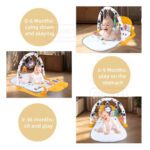 Price and Buy Lion Theme Baby Activity Mat with Hanging Toys and Sound - Image 4