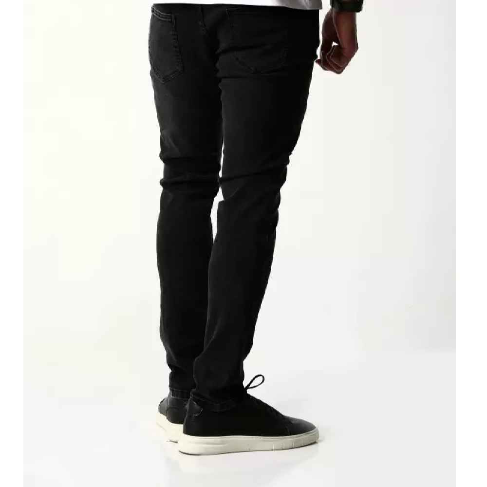 Price and Buy Long Length Jeans in Black Slim Fit for Daily Wear - Image 4