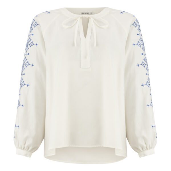 Price and Buy Long Sleeve Blouse for Women with Geometric Design_68ff86cb2b898.jpeg Price and Buy Long Sleeve Blouse for Women with Geometric Design