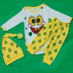 Price and Buy Long Sleeve Onesie Set Model Sponge Bob (3 Pcs) - Image 3