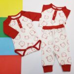 Price and Buy Long Sleeve Outfit Set Bear Face Pattern 2-Piece Baby