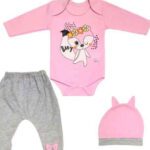 Price and Buy Long Sleeve Outfit Set Sweet Fox 3-Piece Baby Outfit