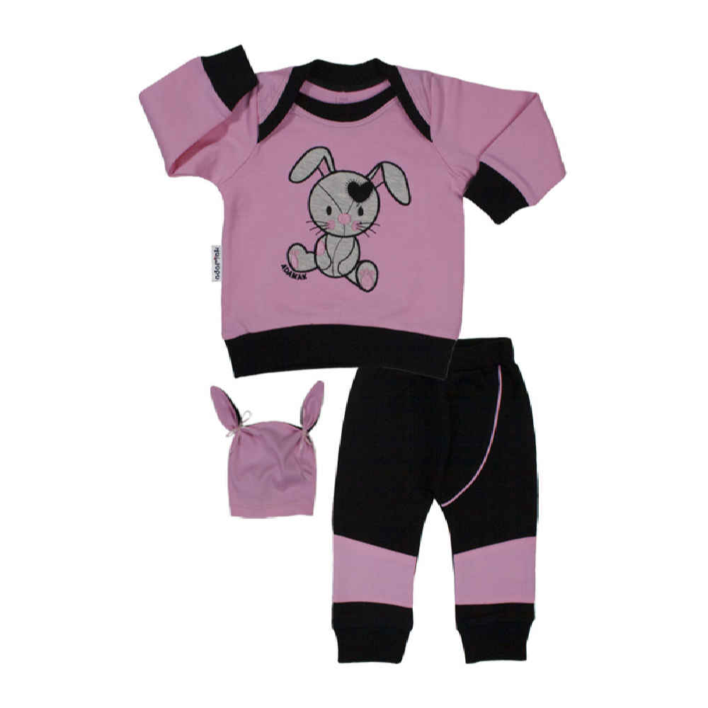 Price and Buy Long Sleeve Shirt Set Rabbit Pattern Model Girlish (3 Pcs)_68fe428182880.jpeg Price and Buy Long Sleeve Shirt Set Rabbit Pattern Model Girlish (3 Pcs) - Image 7