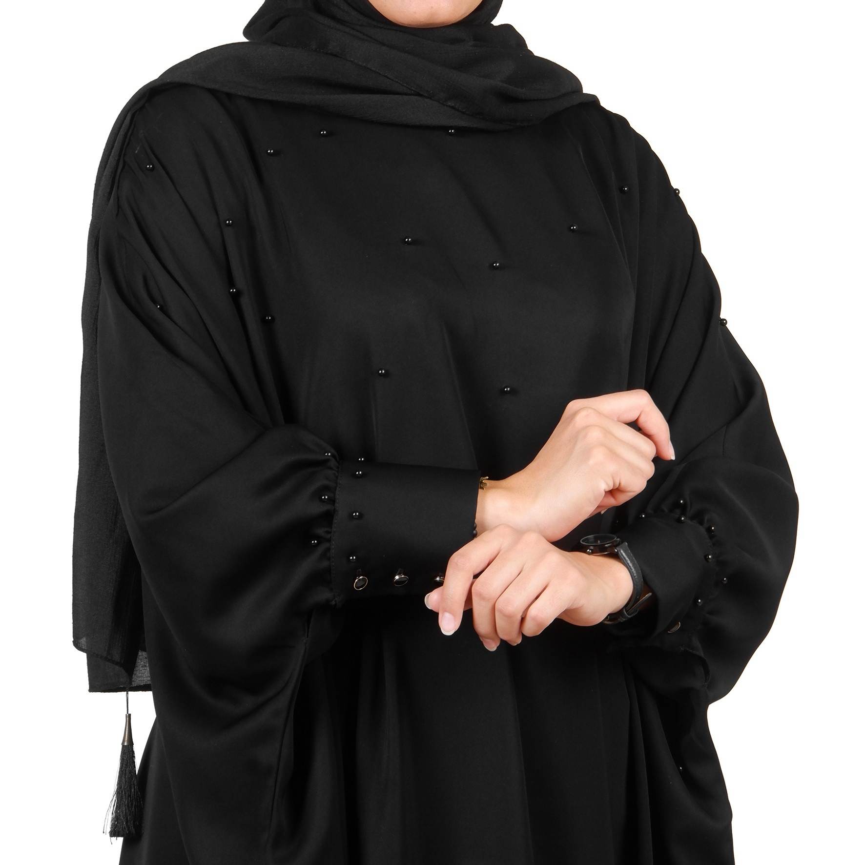 Price and Buy Loose Fit Butterfly Abaya for Muslim Women – Model Pearl - Image 3