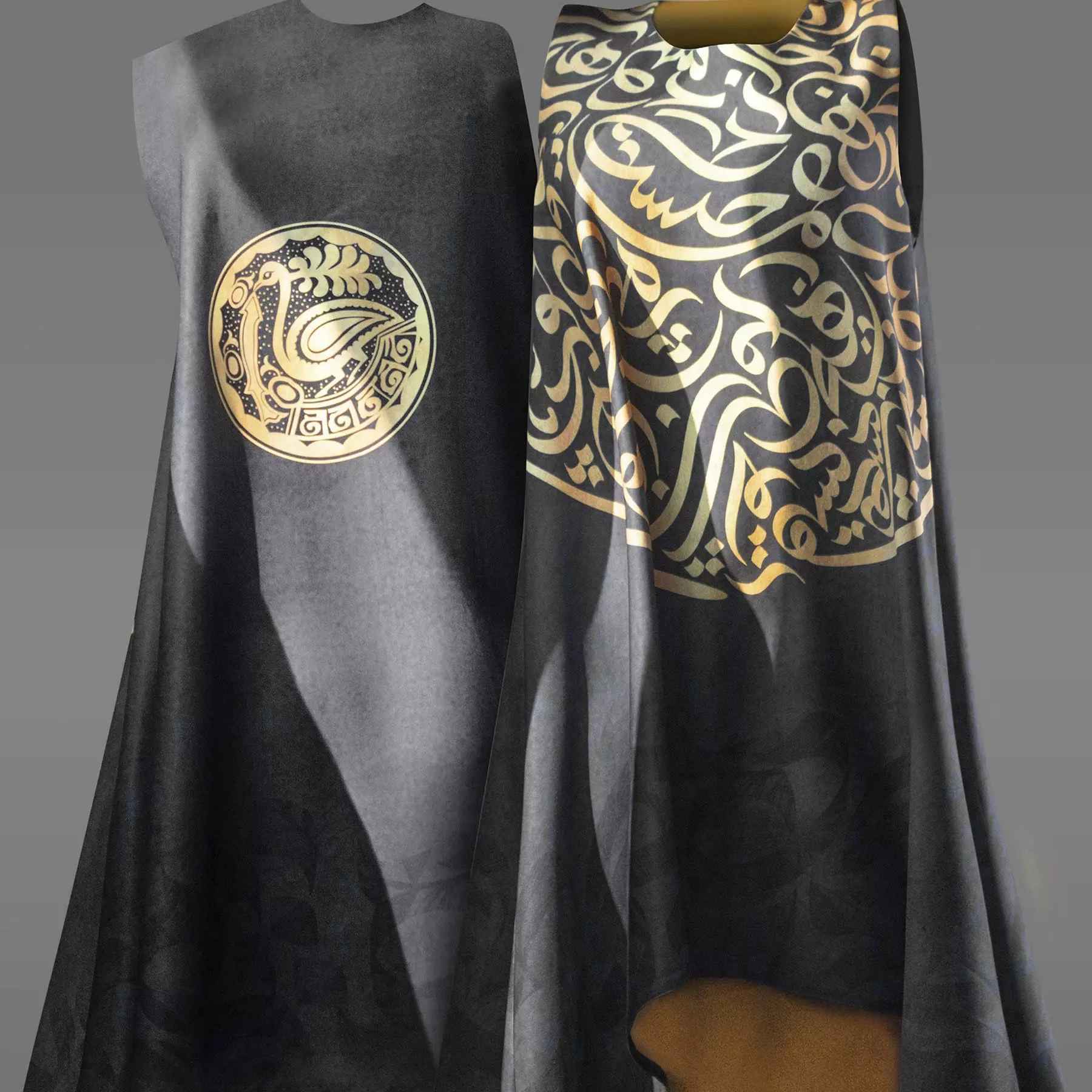 Price and Buy Loose Fit Dress for Women Inspired by Persian Calligraphy Design - Image 4